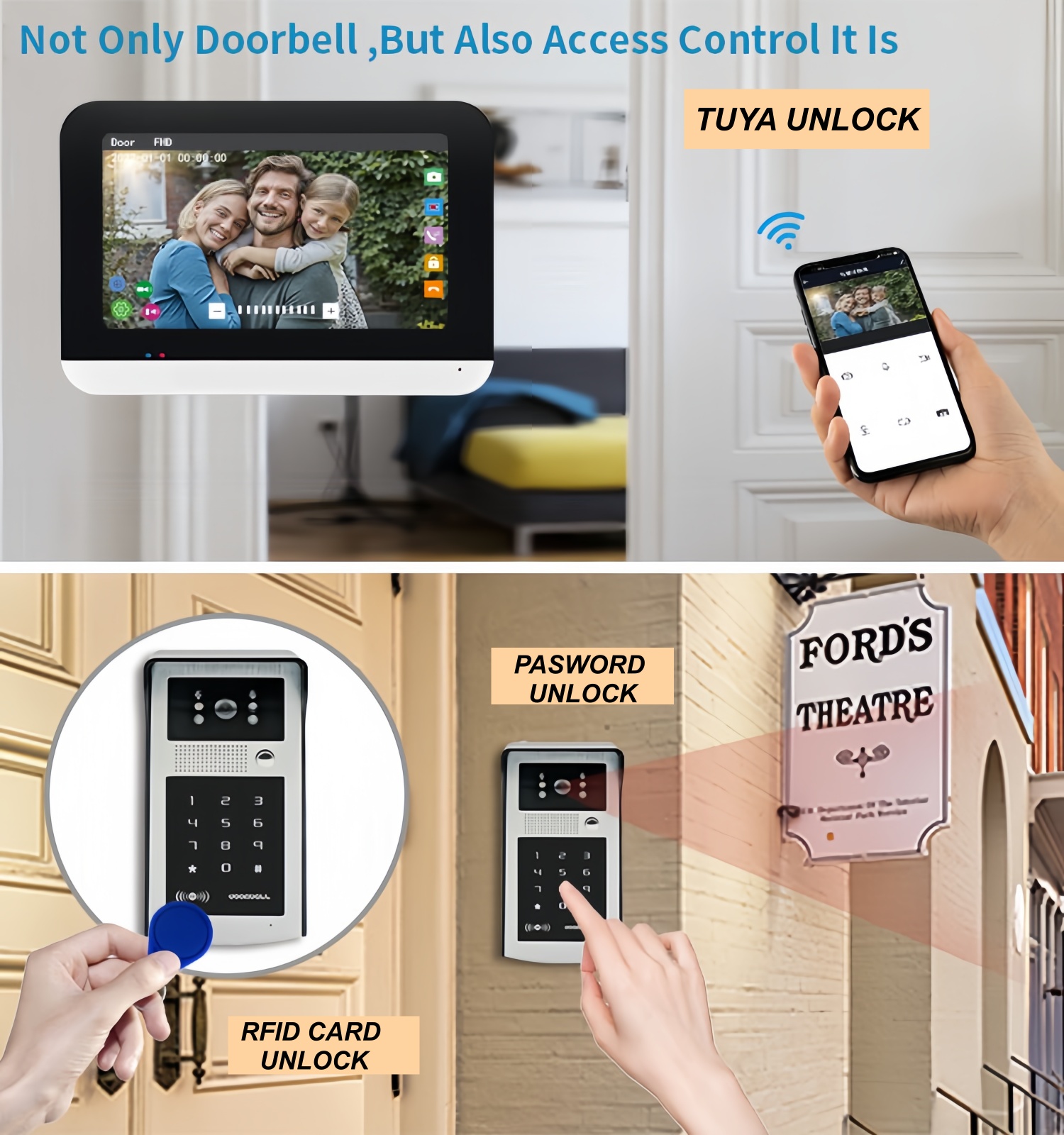 TUYA WIFI video intercom doorb - Smart Home Video Doorbell のレビューと価格