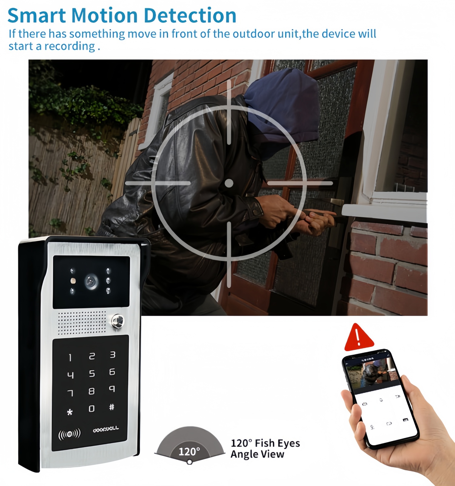 TUYA WIFI video intercom doorb - Smart Home Video Doorbell のレビューと価格