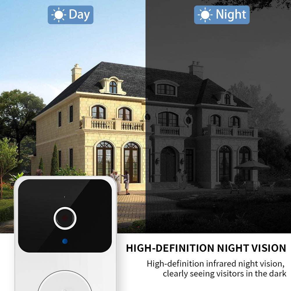 H5 Wireless Smart Video Doorbe - Smart Home Video Doorbell のレビューと価格