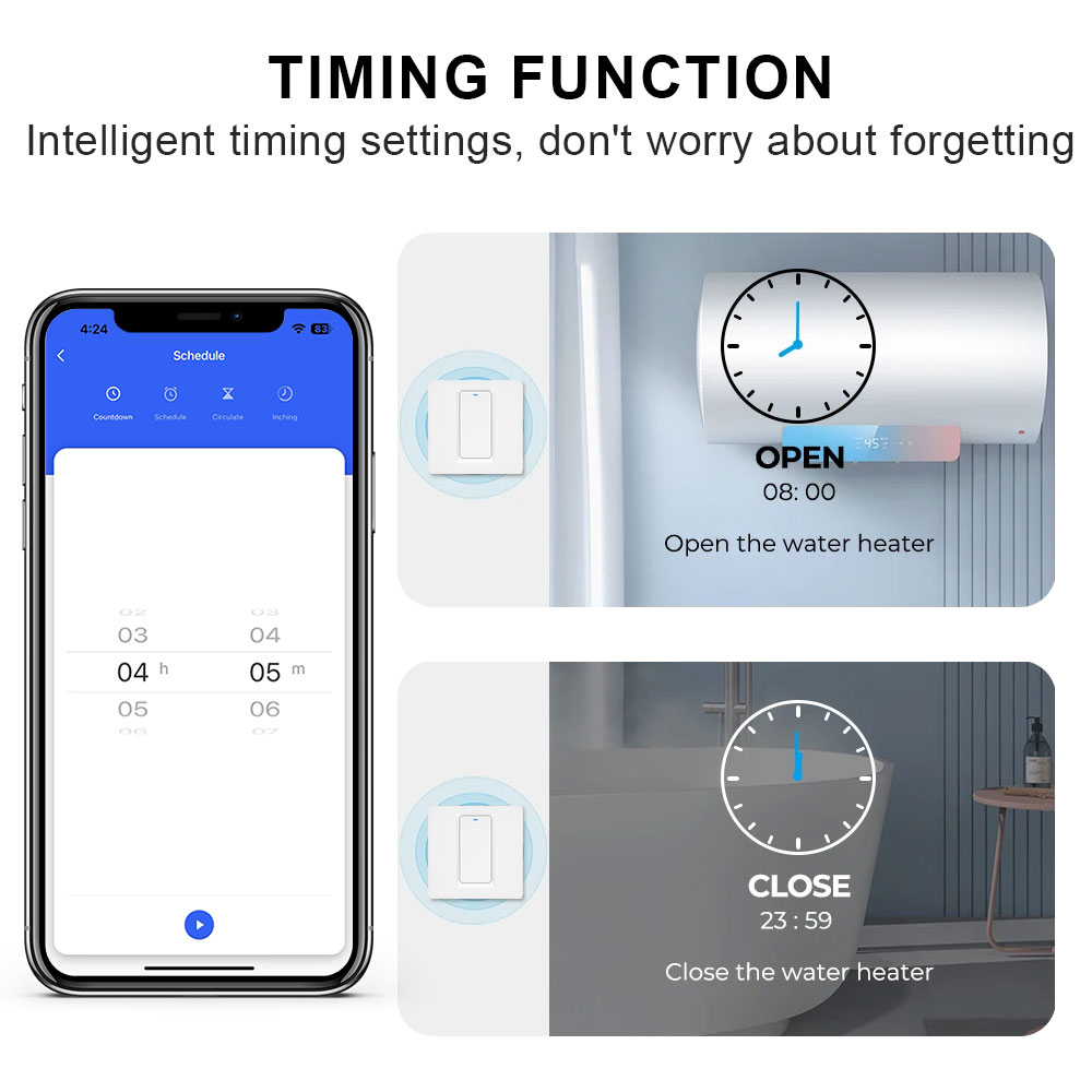 Smart Water Heater Switch/WiFi - Smart Home Life のレビューと価格