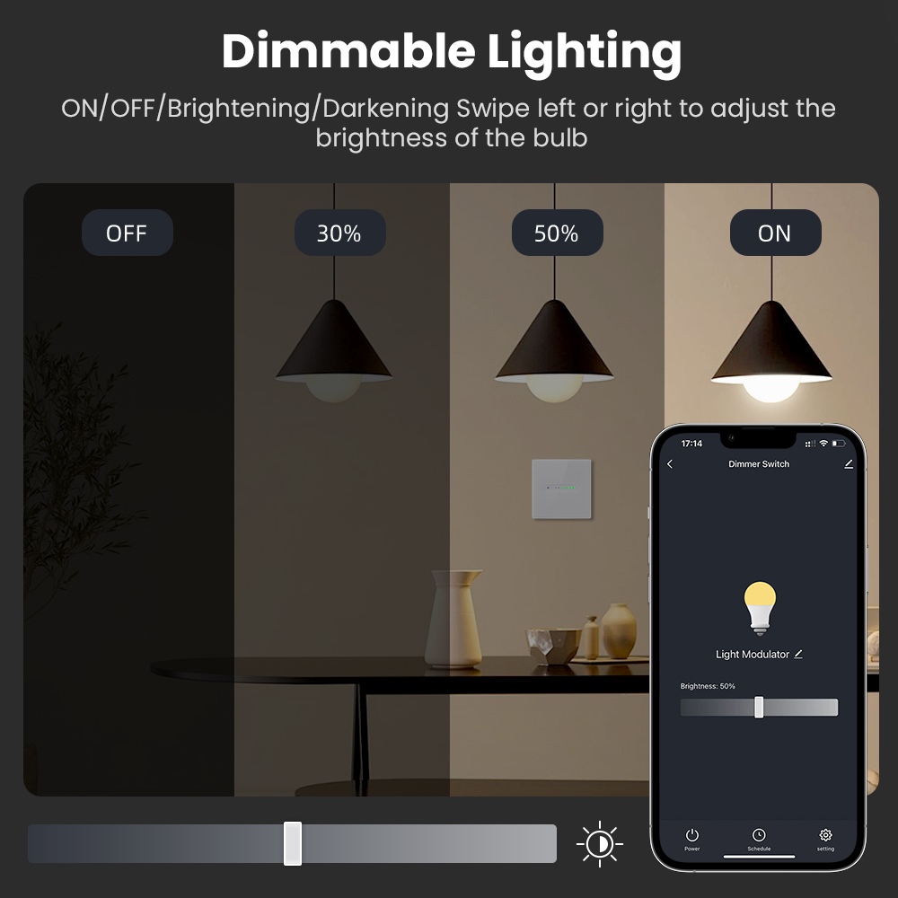 AVATTO WiFi 1/2 Gang Smart Dim - Smart Home Life のレビューと価格