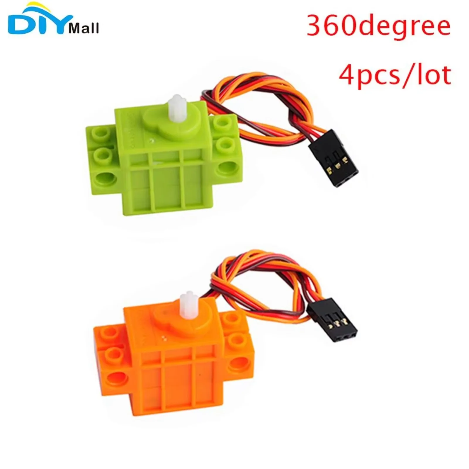 4pcs Geekservo 360 Degree Cont - Smart Home Micro Bit のレビューと価格
