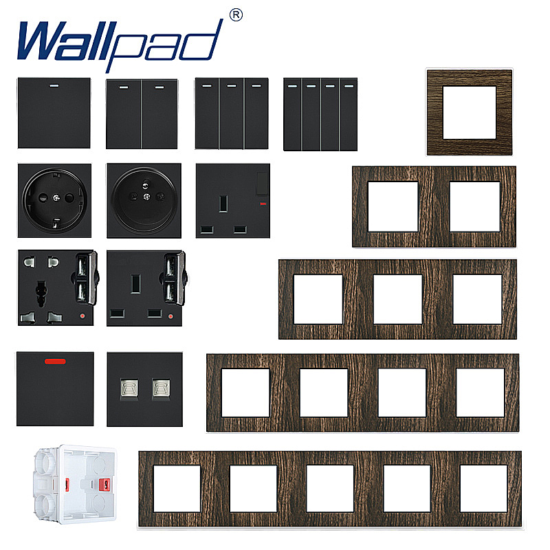 Wood Design EU Socket Wallpad  - Smart Home Or Smart Home のレビューと価格