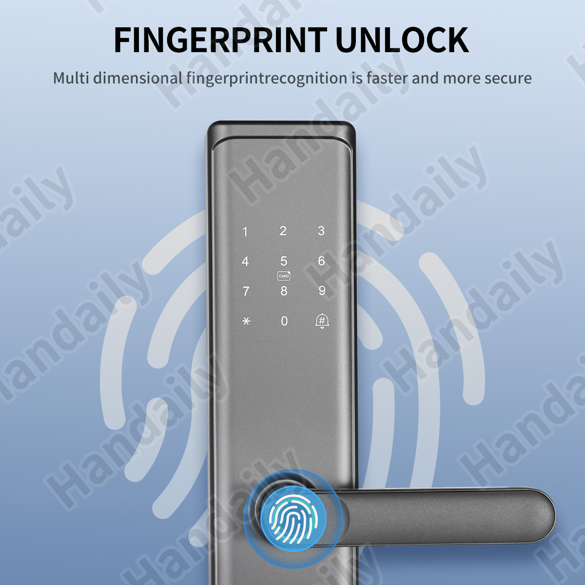 Tuya Wifi TTlock App Fingerpri - Smart Home Door Lock のレビューと価格