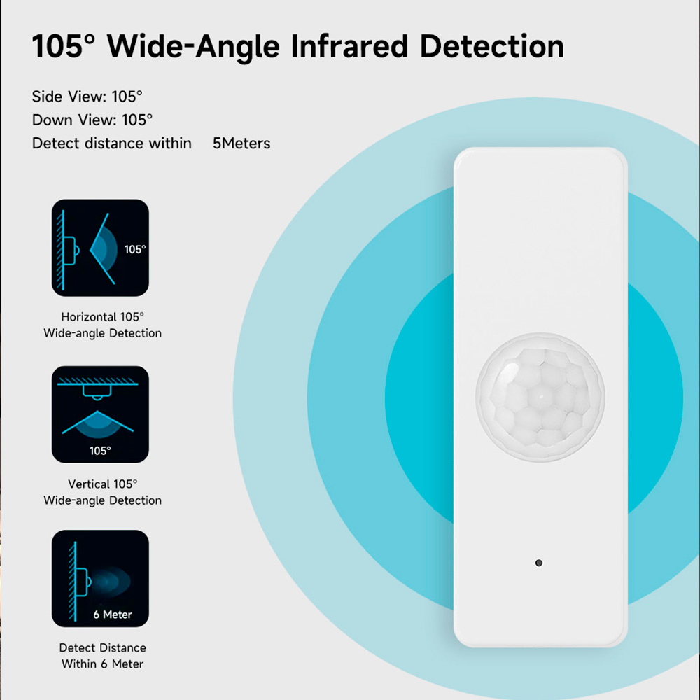 WiFi Smart PIR Motion Sensor T - Smart Home Full System のレビューと価格