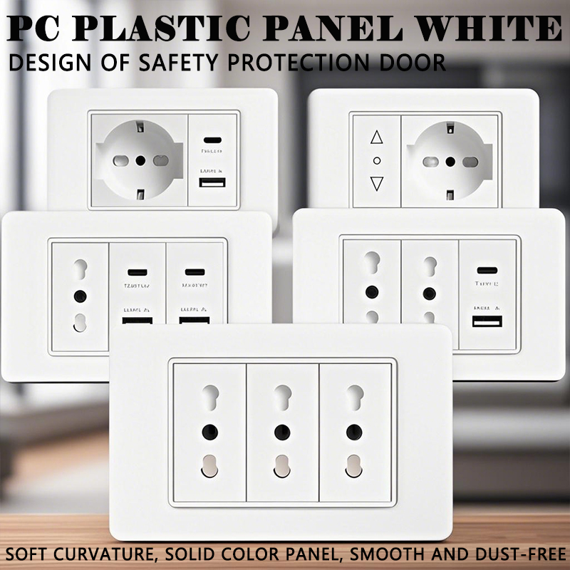 118 PC Plastic Panel Socket US - Smart Home Or Smart Home のレビューと価格