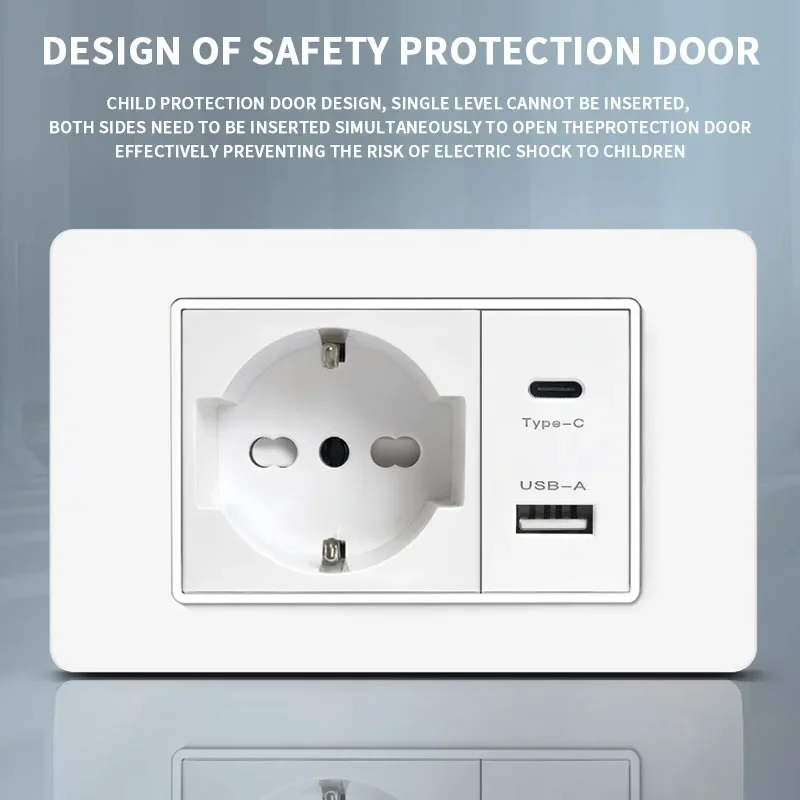 118 PC Plastic Panel Socket US - Smart Home Or Smart Home のレビューと価格