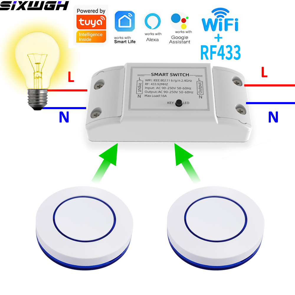 16A WiFi Tuya Smart Switch Wir - Smart Home Life のレビューと価格