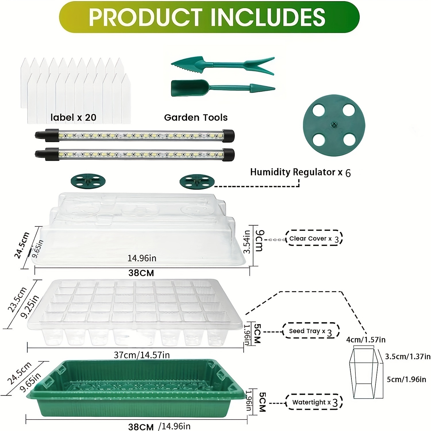 Seed Starter Trays With High D - Smart Home Life のレビューと価格