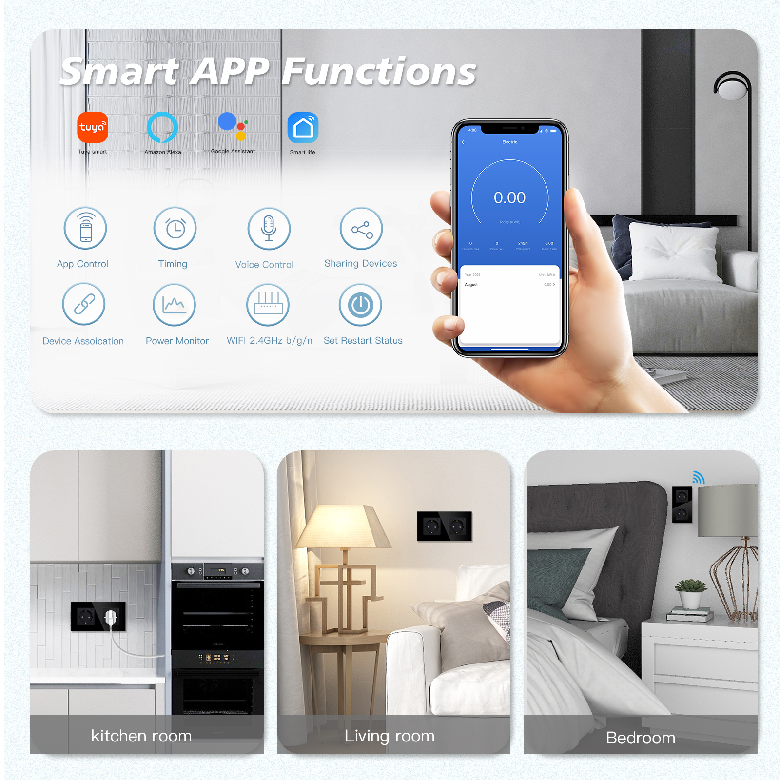 BSEED EU Electrical Wifi Smart - Smart Home Energy Monitor のレビューと価格