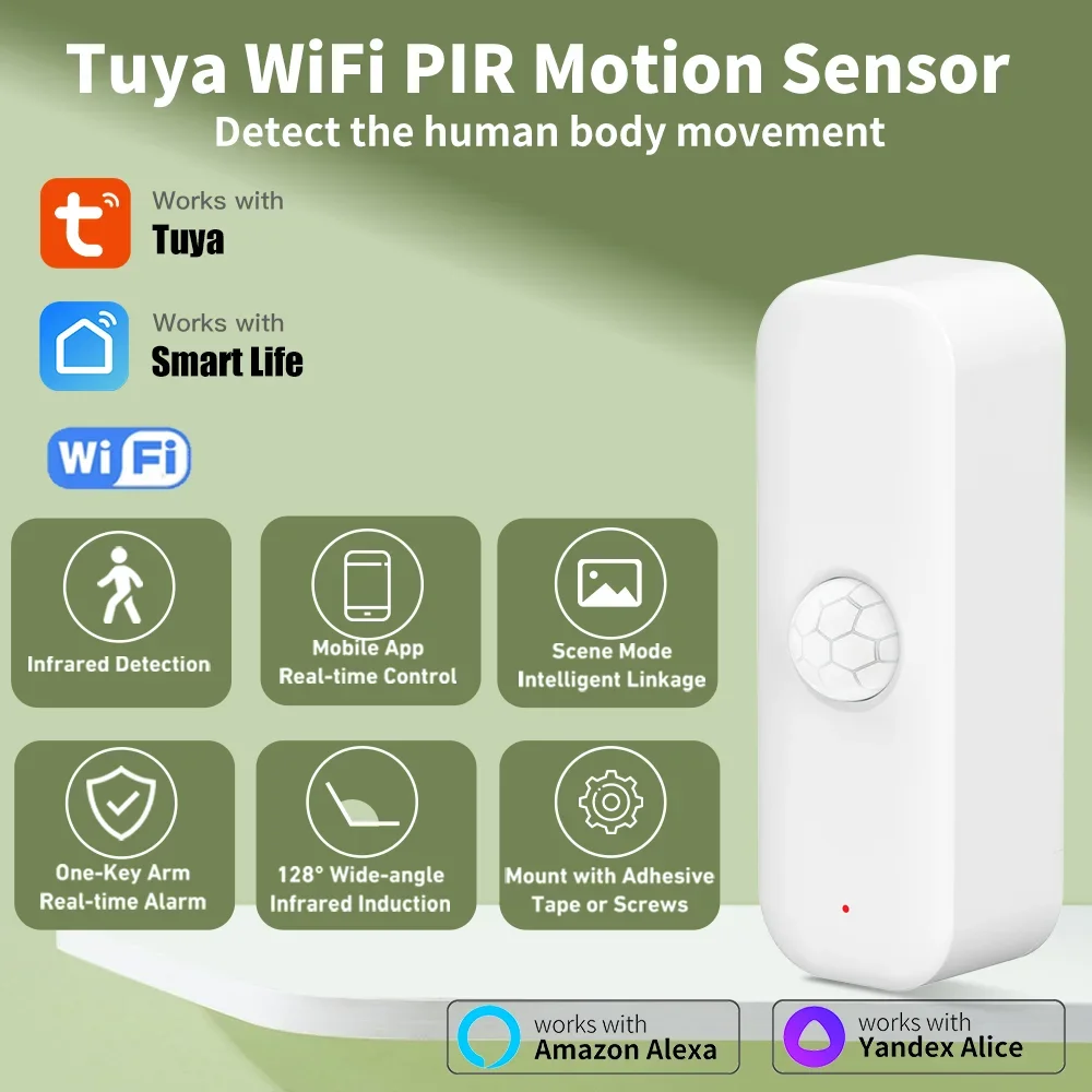 Tuya WiFI Zigbee PIR Motion Se - Smart Home Diy のレビューと価格