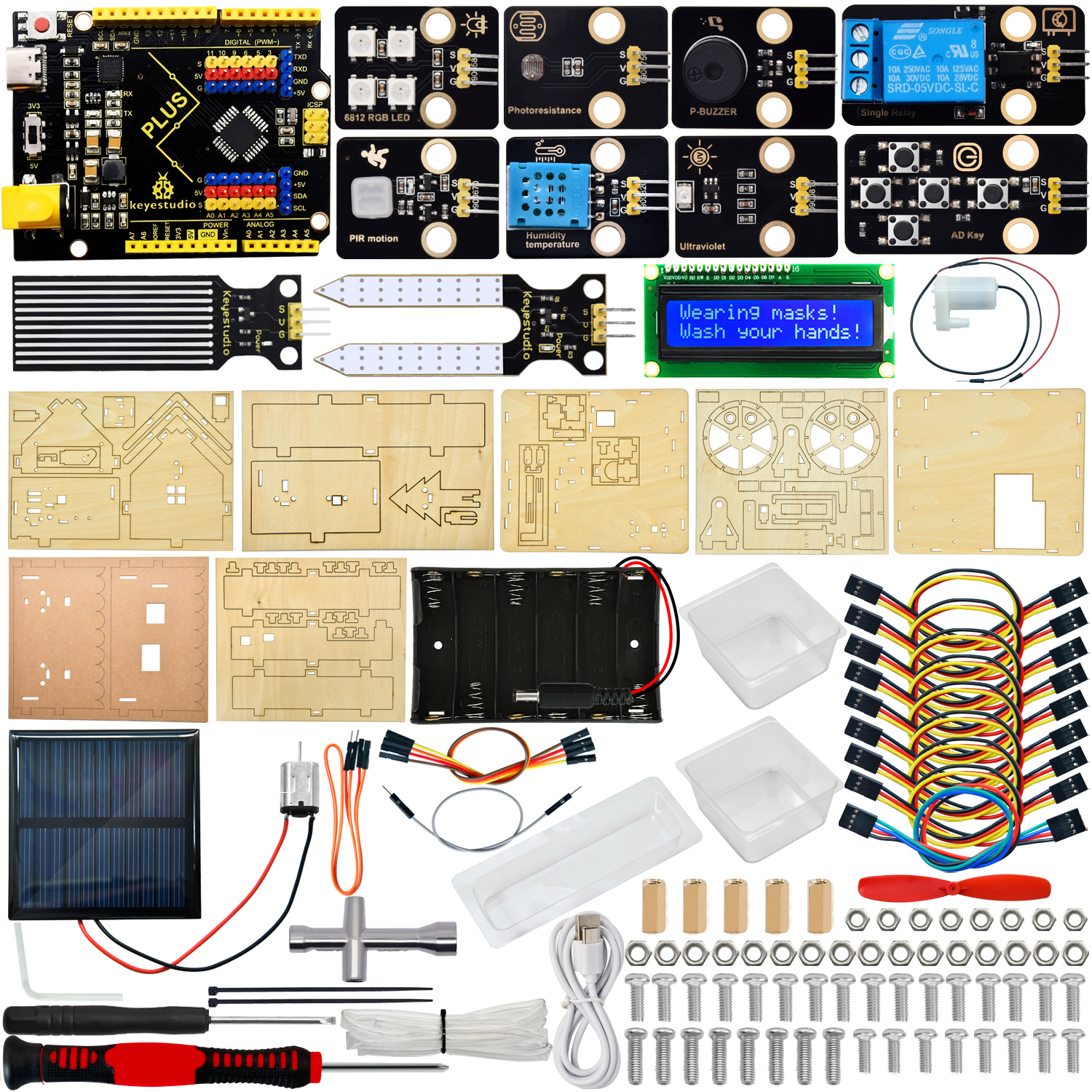 Keyestudio Smart Eco-Friendly  - Smart Home Arduino Project のレビューと価格