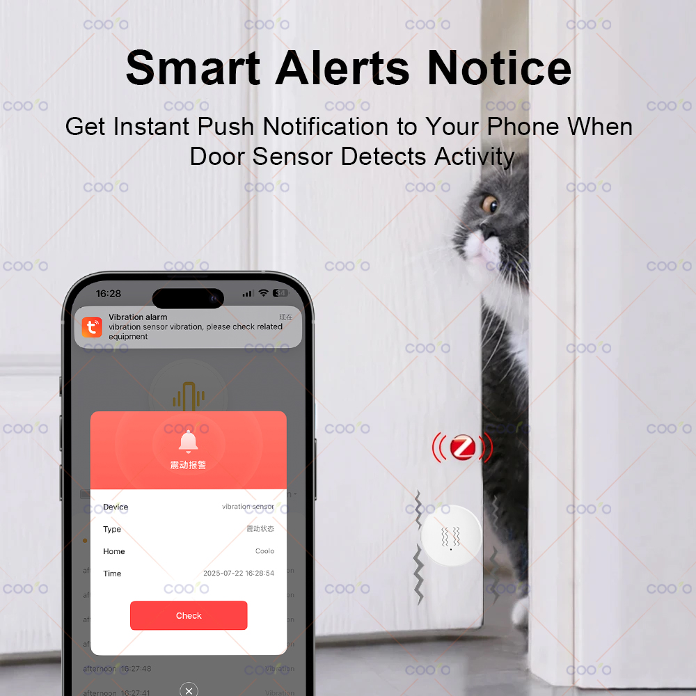 ZigBee Tuya Smart Vibration Se - Smart Home Monitoring のレビューと価格