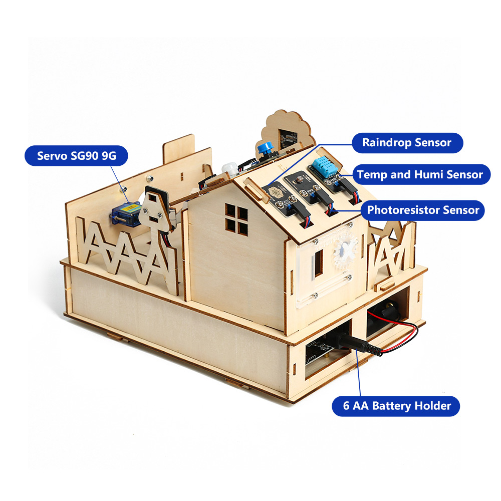 ACEBOTT DIY Smart Home Kit for - Smart Home Arduino Project のレビューと価格