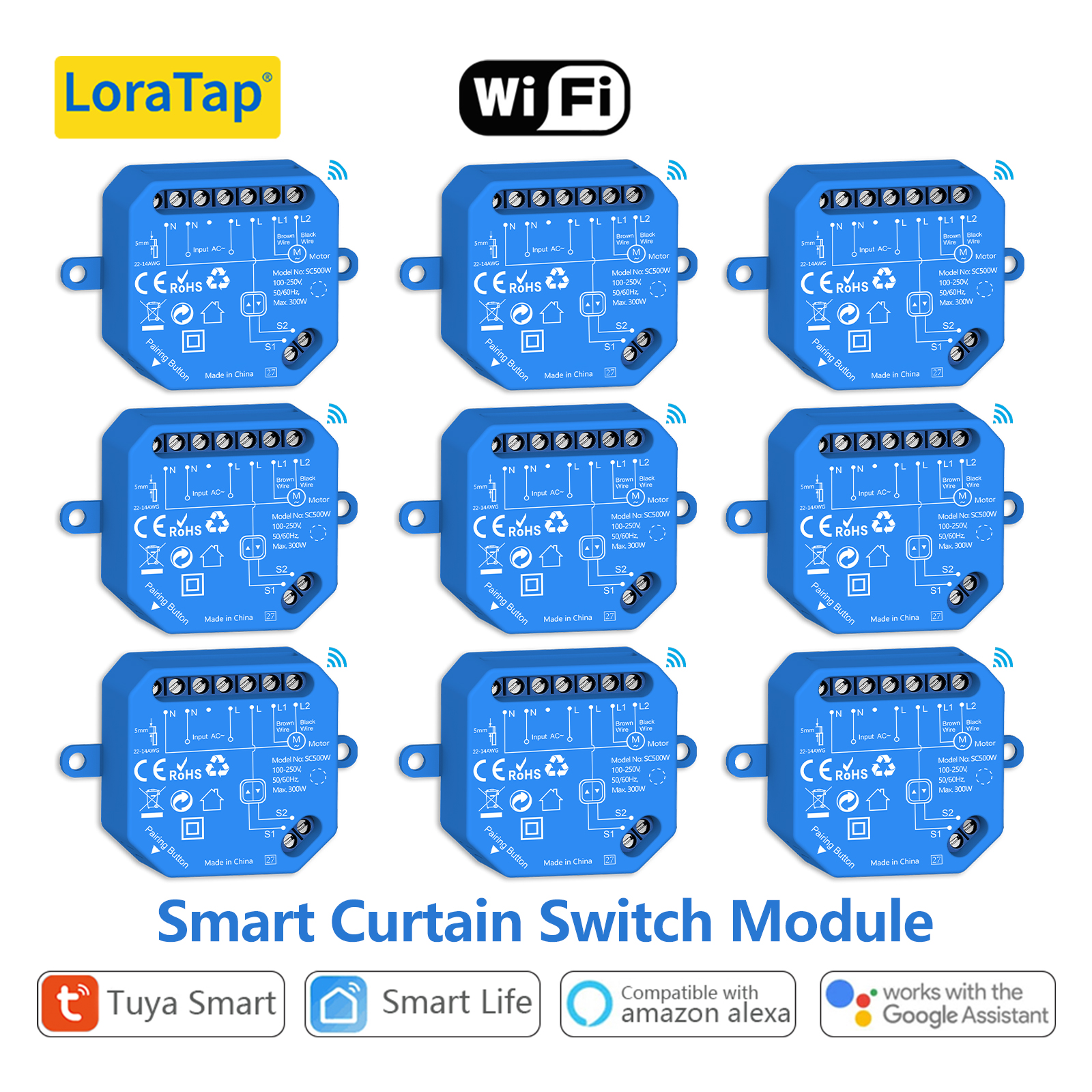 LoraTap Tuya Smart Roller Shut - Universal Remote Smart Home のレビューと価格