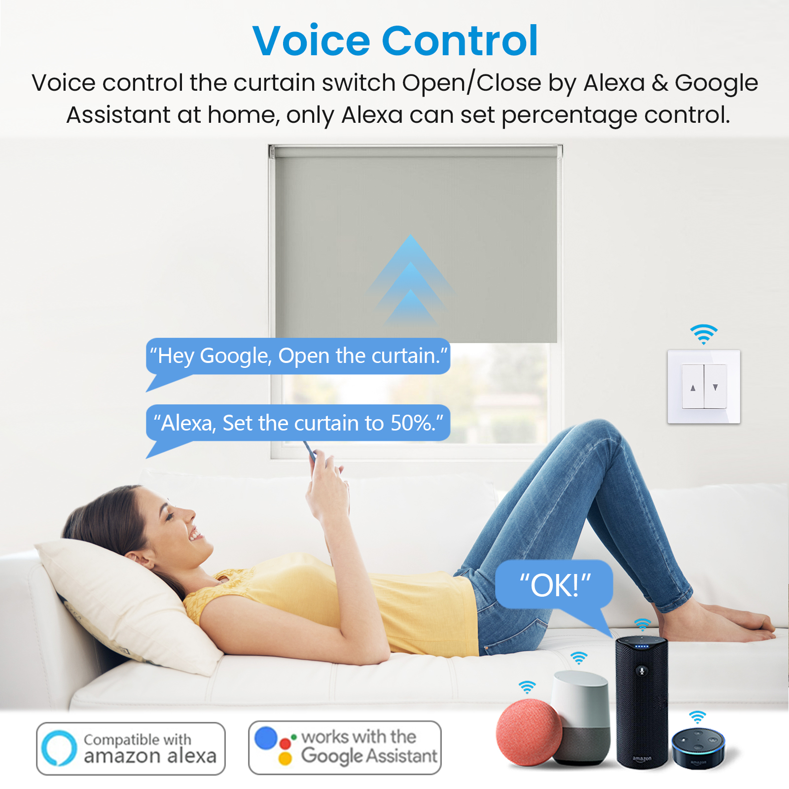 LoraTap Tuya Smart Roller Shut - Universal Remote Smart Home のレビューと価格