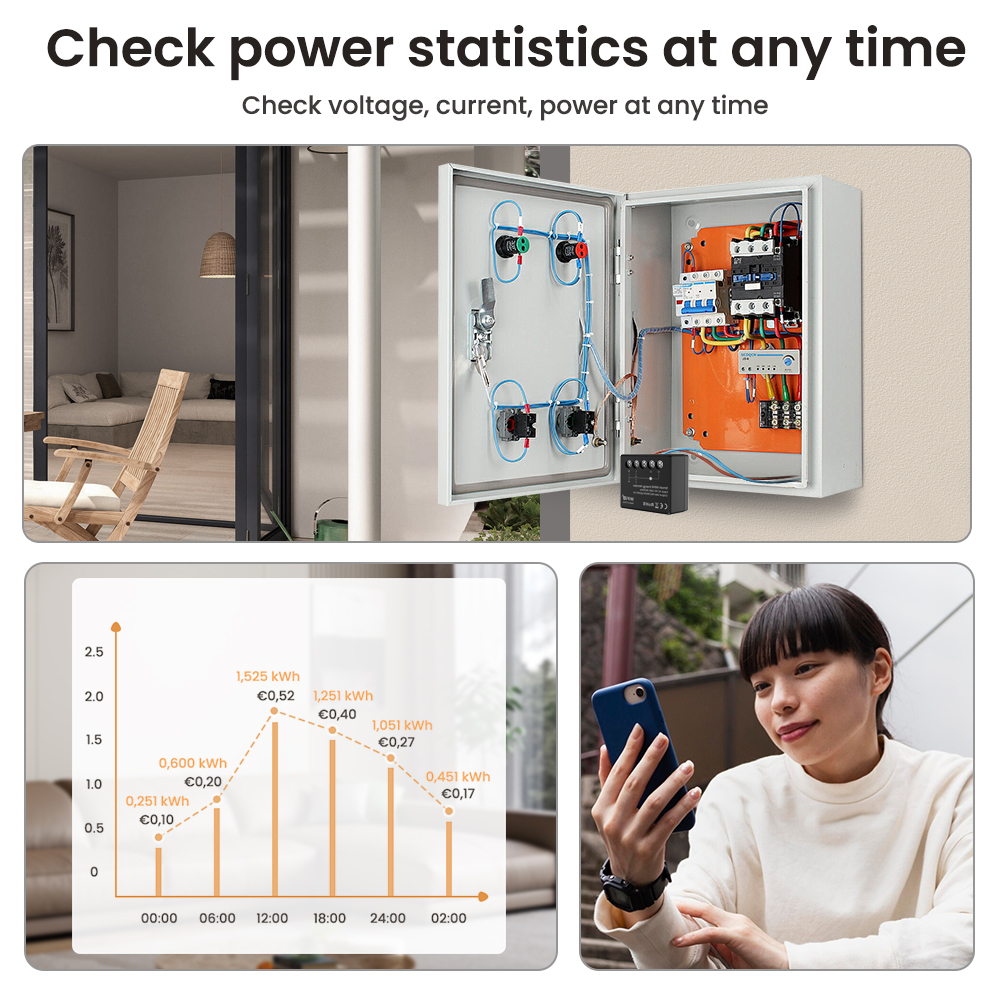 AVATTO WiFi 6 Mini Smart Energ - Smart Home Energy Monitor のレビューと価格