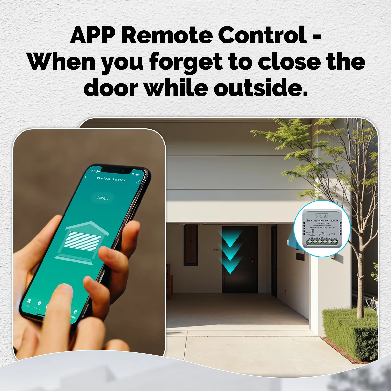 MOES Zigbee Garage Door Contro - Smart Home Voice Assistant のレビューと価格