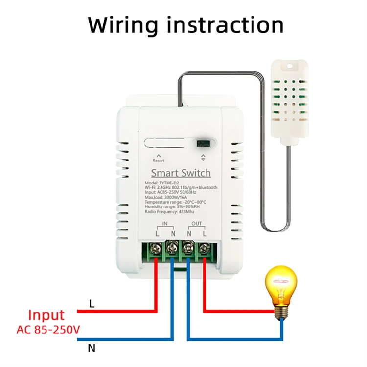Work with tuya 16A 3000W WiFi  - Smart Home Energy Monitor のレビューと価格