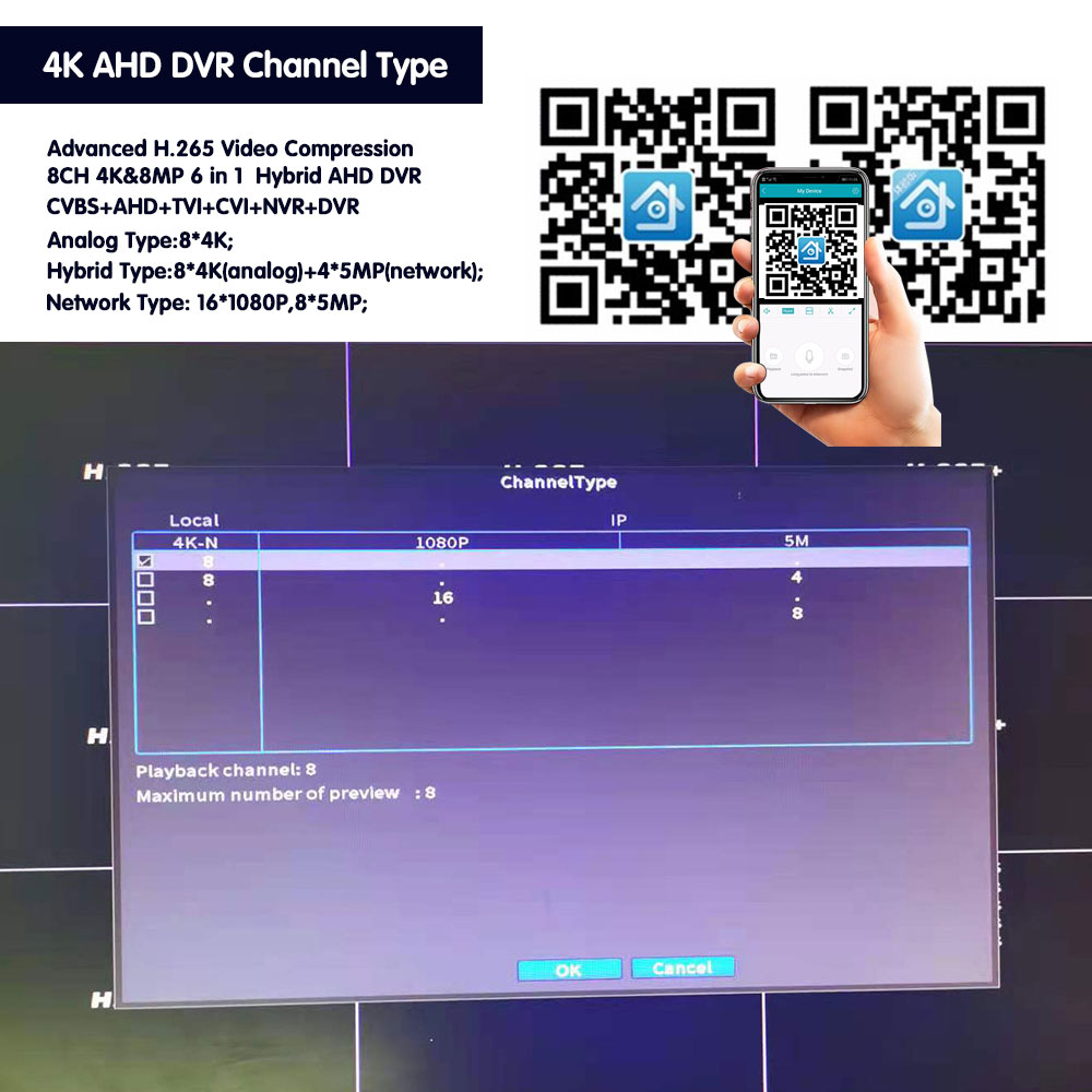NINIVISION 8CH 4K AHD DVR AI H - Smart Home Microsoft のレビューと価格