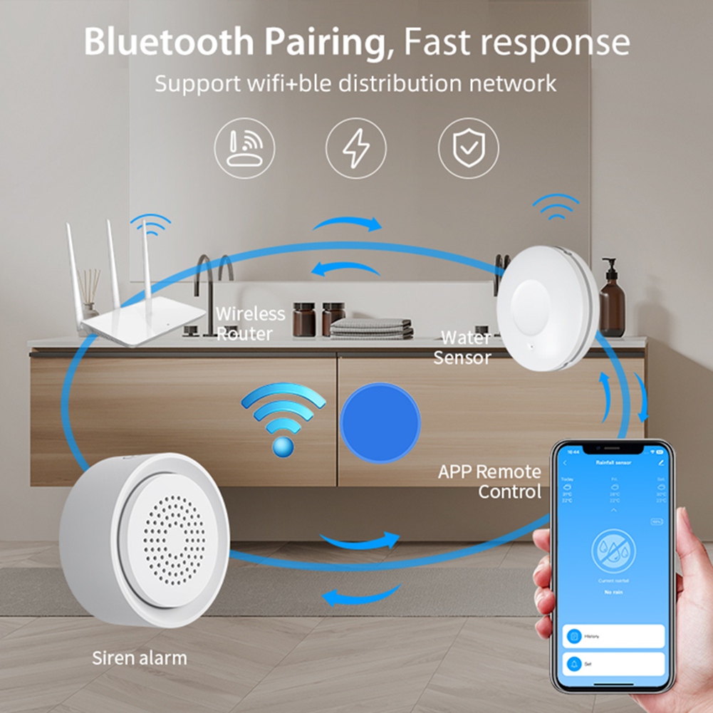 BTLIFE-Flood Detector With Sir - Smart Home Kits のレビューと価格