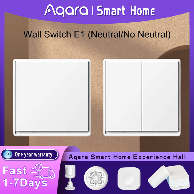 Original Aqara Wall Switch E1  - Smart Home Xiaomi 2 のレビューと価格