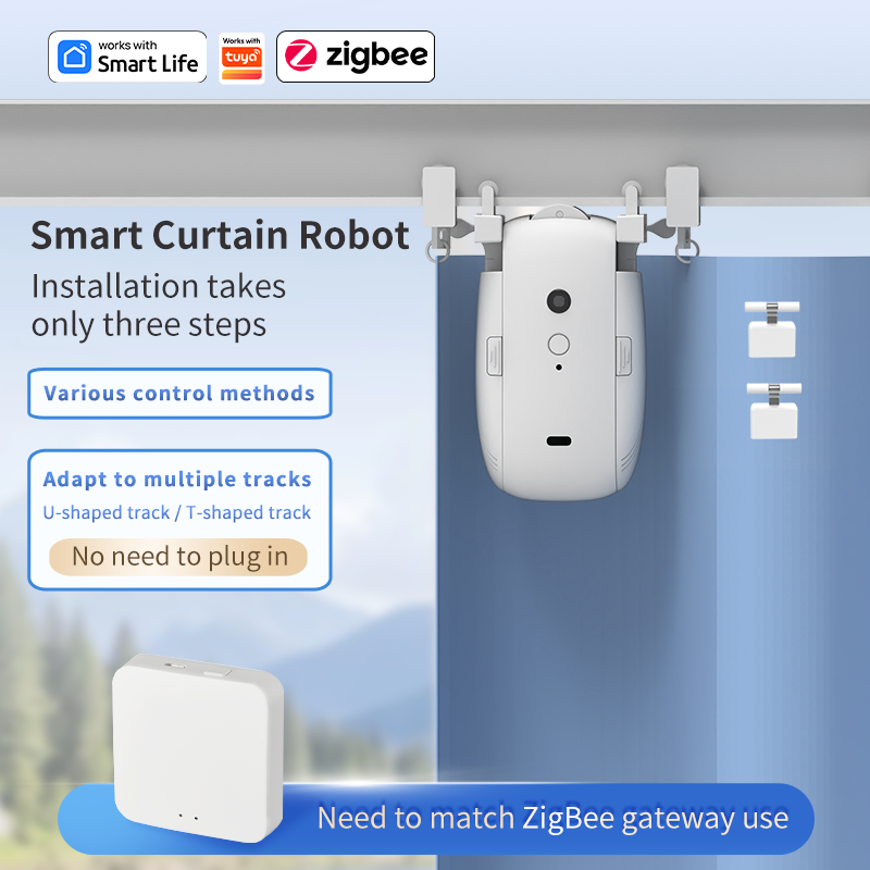 Zigbee Smart Curtain Driver Ro - Smart Home Robot のレビューと価格