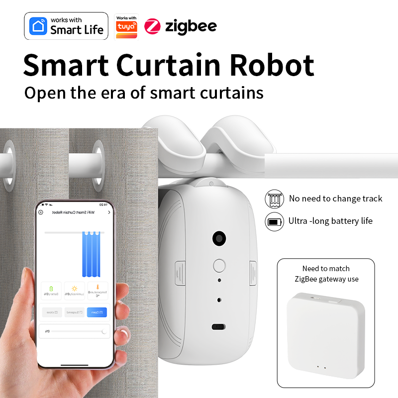 Zigbee Smart Curtain Driver Ro - Smart Home Robot のレビューと価格
