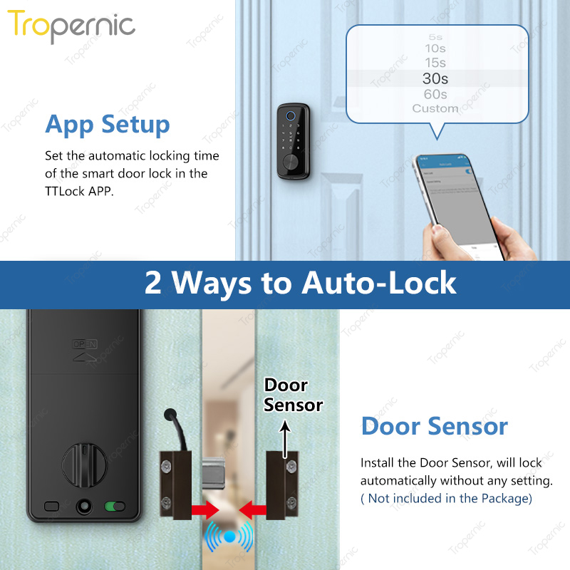 Tuya Zigbee Door Deadbolt Lock - Smart Home Door Lock のレビューと価格