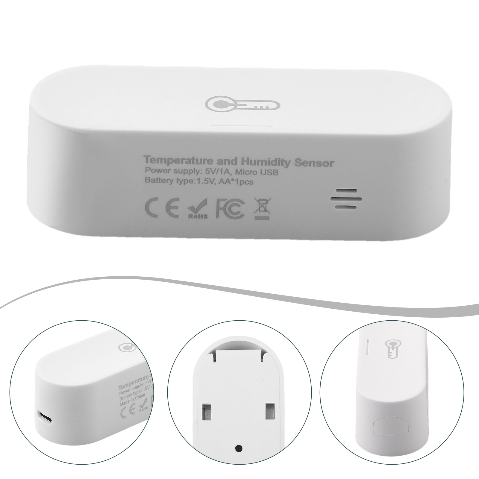 ~1pc Temperature And Humidity  - Smart Home Kits のレビューと価格
