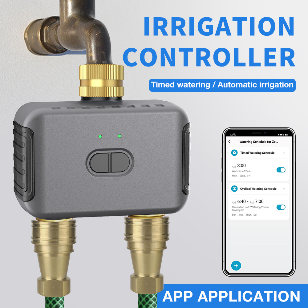Tuya 2 Zone Watering Timer Gar - Smart Home Life のレビューと価格